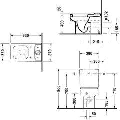Унитаз Duravit Vero 2116090000
