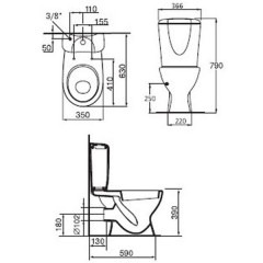 Унитаз Ideal Standard Ecco W908701