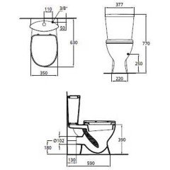 Унитаз Ideal Standard Oceane Junior W909001