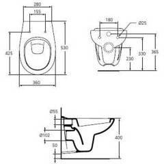Унитаз Ideal Standard Oceane W707301 подвесной