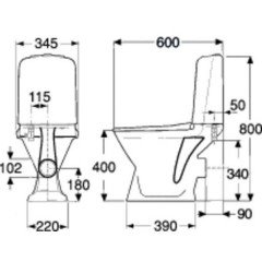 Унитаз Gustavsberg Basic 398