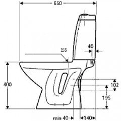 Унитаз Ifo Unique plus 6562 Duo
