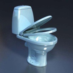 Цветной унитаз Arcus 1215 light blue
