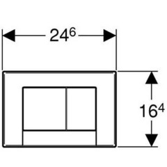 Кнопка Geberit Bolero 115.777.DK.1