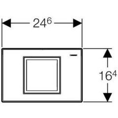 Кнопка Geberit Delta 40 115.130.21.1