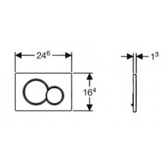 Кнопка Geberit Sigma 01 115.770.46.5