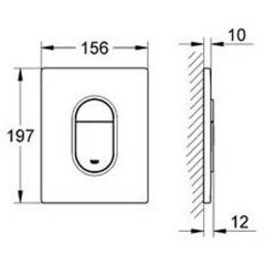 Кнопка Grohe Arena Cosmopolitan 38844SH0