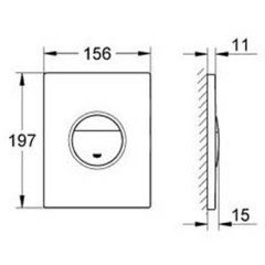 Кнопка Grohe Nova Cosmopolitan 38765P00