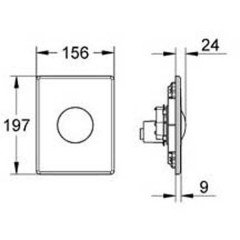 Кнопка Grohe Skate 38573000 хром глянцевый