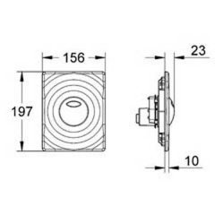 Кнопка Grohe Surf 38861000