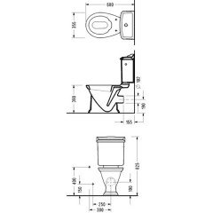 Унитаз Serel Krizantem 5806