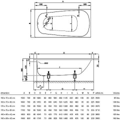 Ванна стальная Bette Betteform 3710-000 AD