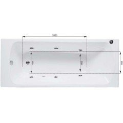 Ванна акриловая Aquanet Roma 170x70