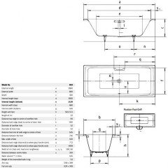 Ванна стальная Kaldewei Ambiente Puro Duo 664