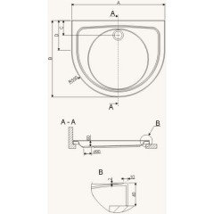 Акриловый поддон Sanplast BPP/EXa 90x110x6