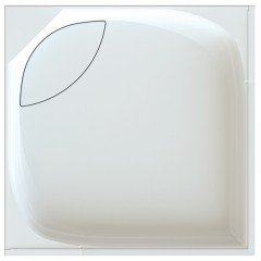 Мраморный поддон Sanplast B-M/FREE 80x80x8
