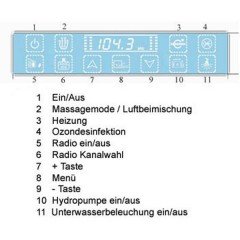 Ванна акриловая Eago AM119JDCLZ R