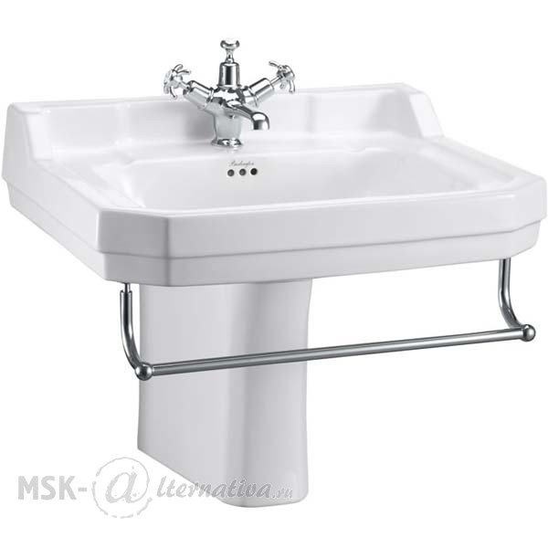 Раковина Burlington Edwardian 61 с полупьедесталом и ...