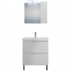 Комплект мебели СаНта Альтаир 70 напольный белый