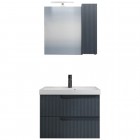 Комплект мебели СаНта Альтаир 70 подвесной графит