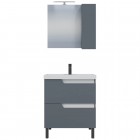 Комплект мебели СаНта Антарес 70 напольный графит