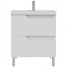 Тумба с раковиной СаНта Антарес 70 напольная белый