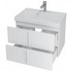 Тумба под раковину СаНта Юпитер 70 подвесная белый 700366