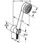 Душевой гарнитур Kludi Zenta 607500500