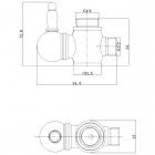 Переключатель Aksy Bagno 2003 Chrome