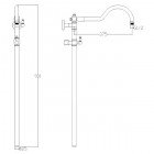 Душевая колонна Aksy Bagno 2002 Chrome