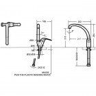 Смеситель для кухни Bravat Fit F7135188CP-1-RUS
