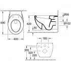 Унитаз подвесной Villeroy & Boch Aveo new generation 661210R2
