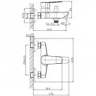 Смеситель для ванны Rossinka Silvermix S35-31