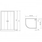 Душевая кабина Aqualux AQ-41700GM (Bl) Idro