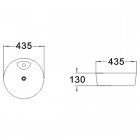 Раковина накладная Sturm Spring ST-SP304301-NBNCR
