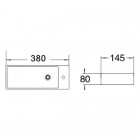 Раковина подвесная Sturm Step mini right ST-SM383811-RBNCR