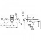 Смеситель для ванны Sturm Stern ST-STE-63060-CR