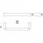 Полотенцедержатель Sturm Kylie LUX-KYL-PS810-CR