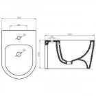 Биде подвесное BelBagno Marino BB105BH