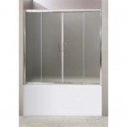 Шторка на ванну BelBagno Uno UNO-VF-2-150/145-P-Cr