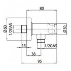 Держатель ручного душа Bossini Doccia C12000.030