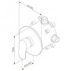 Смеситель для душа встраиваемый Am.Pm Like F8075000