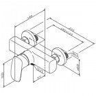 Смеситель для душа Am.Pm Spirit V2.1 F71A20000