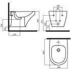 Биде подвесное Am.Pm Spirit C703411WH