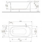 Каркас для ванны Am.Pm Joy W85A-150-070W-R