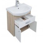 Комплект мебели Aquanet Грейс 60 дуб сонома (1 ящик, 2 дверцы) 00198802