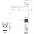 Смеситель для раковины Lemark Wing LM5306C