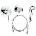Смеситель с гигиеническим душем встраиваемый Grohe BauClassic 124901