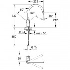 Смеситель для кухни Grohe BauClassic 31234000