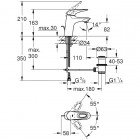 Смеситель для раковины Grohe Eurostyle New 33558LS3